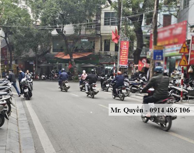 Bán nhà mặt phố Trần Nguyên Đán, DT 60m2, MT 5m, 4 tầng, giá 29 tỷ