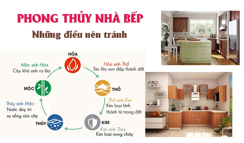 Phong thủy nhà bếp mang tính Hỏa, cần tránh những gì