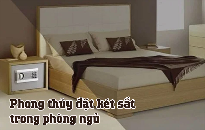 Phong thủy đặt két sắt trong phòng ngủ