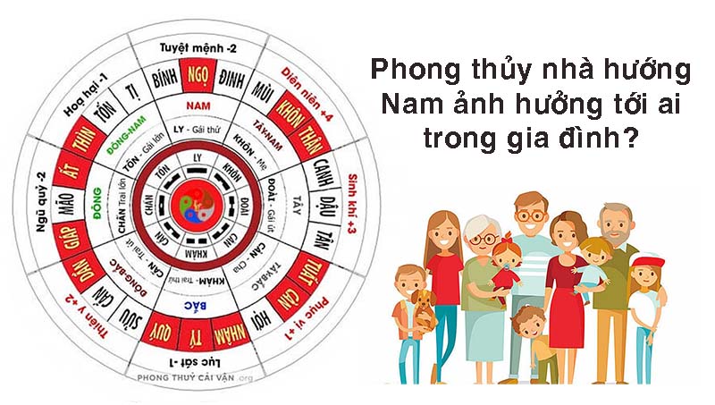 Phong thủy nhà hướng Nam ảnh hưởng tới ai?