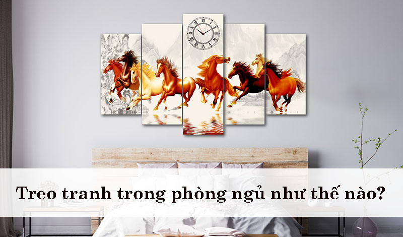 Treo tranh trong phòng ngủ