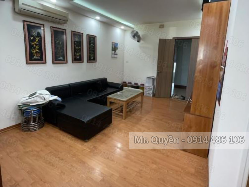 Bán căn hộ chung cư Lĩnh Nam, 74m2, 2 ngủ 1 khách, giá 5 tỷ