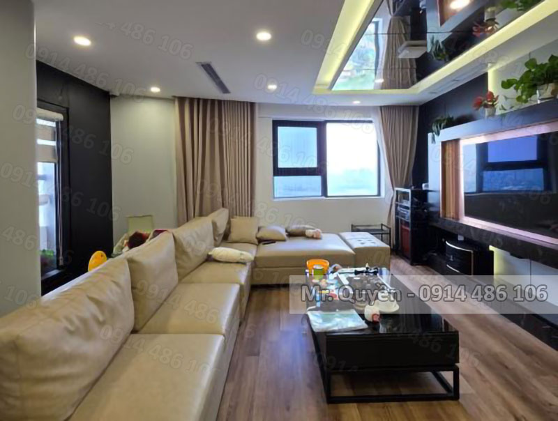 Bán chung cư Lĩnh Nam, DT 112m2, 3 phòng ngủ, nhỉnh 5 tỷ