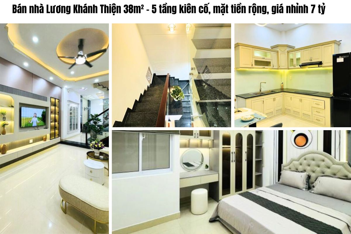 Bán nhà Lương Khánh Thiện 38m² – 5 tầng kiên cố, mặt tiền rộng, giá nhỉnh 7 tỷBán nhà Lương Khánh Thiện 38m² – 5 tầng kiên cố, mặt tiền rộng, giá nhỉnh 7 tỷ
