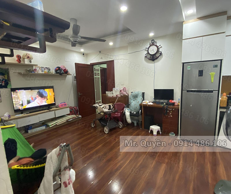 Bán căn hộ Nơ1 Linh Đàm, DT 62m2, 2PN, full nội thất, giá 4 tỷ