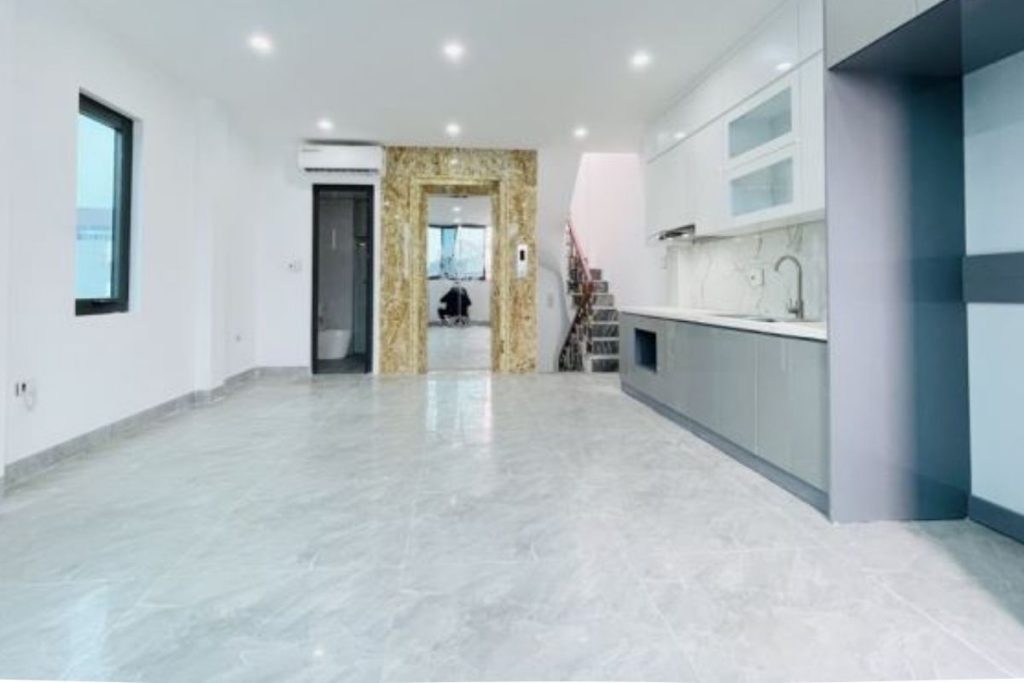 Bán nhà Kim Giang 45m² 8 tầng thang máy, gara ô tô, lô góc