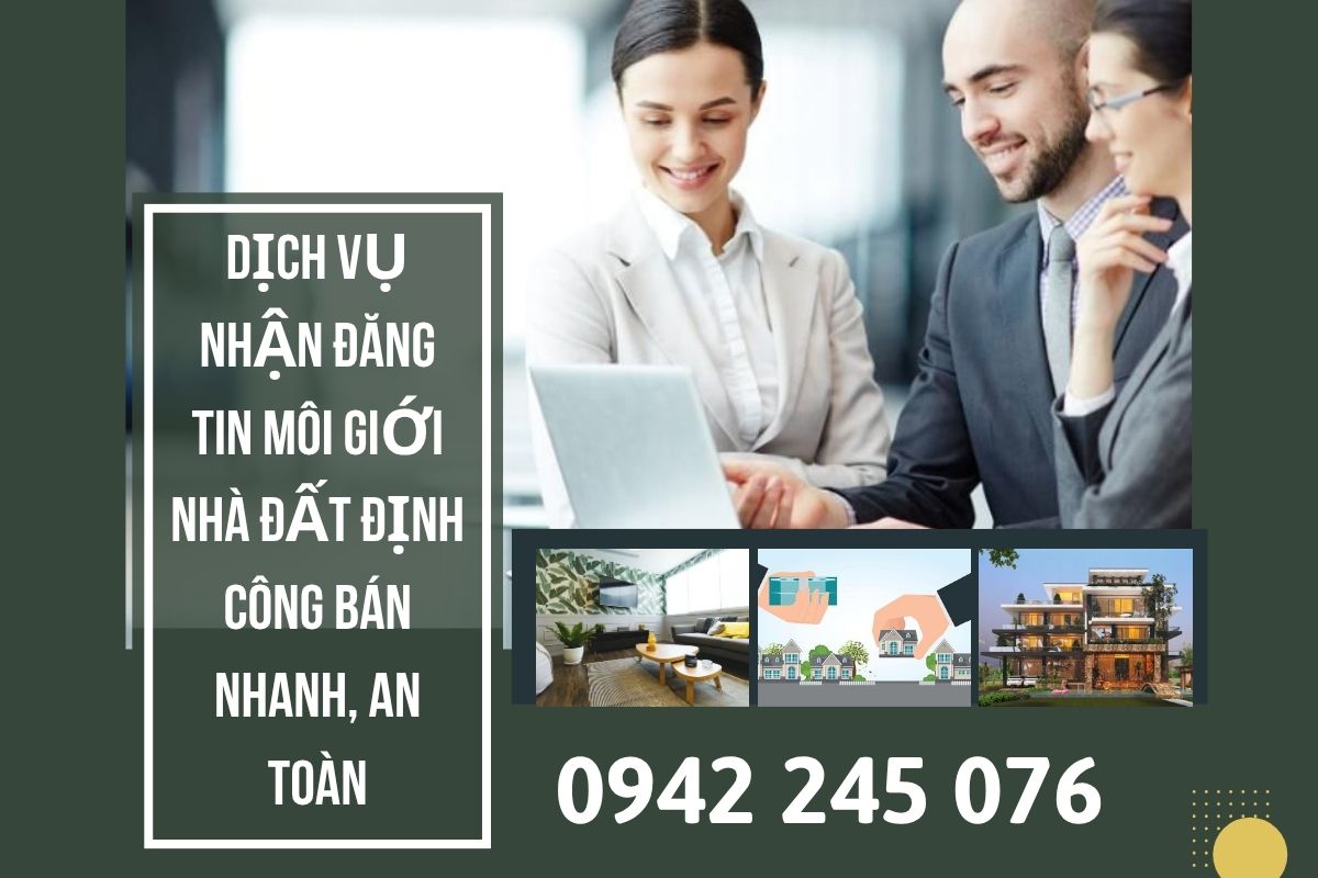 Dịch Vụ Nhận Đăng Tin Môi Giới Nhà Đất Định Công Bán Nhanh, An Toàn
